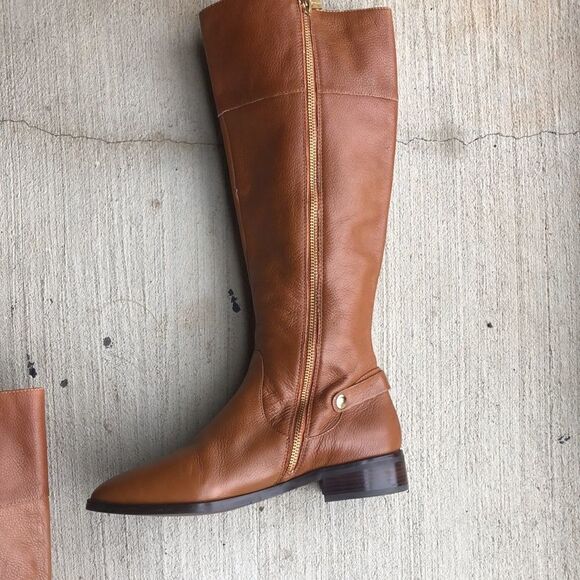 COPY - MICHAEL Michael Kors NWOT Cognac Tall Leather Riding boots - Picture 8 of 13